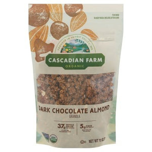 Cascadian Farm Granola Organic Dark Chocolate Almond 4/11 OZ [UNFI #2941987] [ebt]