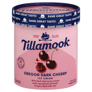 Tillamook Ice Cream Oregon Dark Cherry 6/1.5 QT [UNFI #2686111] [ebt]