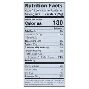 De Beukelaer Creme Filled Wafers Chocolate Hazelnut 6/14.1 OZ [UNFI #0784447] [ebt]