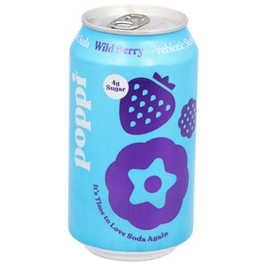 Poppi Soda Prebiotic Wild Berry 12/12 FZ [UNFI #3119310] [ebt] D