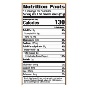 Annies Homegrown Crackers Organic Honey Grahams 12/14.4 OZ [UNFI #1196203] [ebt]
