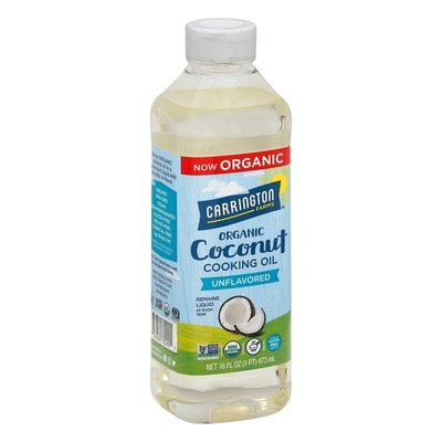 Carrington Farms Cooking Oil Coconut Organic Unflavored 6/16 OZ [UNFI #1546076] [ebt]