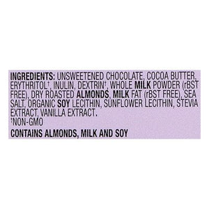 Lilys Salted Almond Milk Chocolate Style 40% Cocoa 12/3 OZ [UNFI #1279009] [ebt]