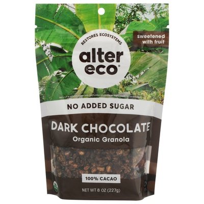 Alter Eco Granola Organic Dark Chocolate 6/8 OZ [UNFI #2802155] [ebt]