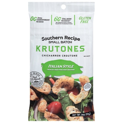 Southern Recipe Small Batch Chicharron Croutons Southern Recipe Small Batch Italian Style 6/2 OZ [UNFI #2960391] [ebt]