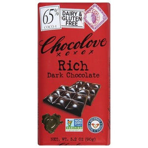 Chocolove Dark Chocolate Rich 65% Cocoa 12/3.2 OZ [UNFI #0526343] [ebt]