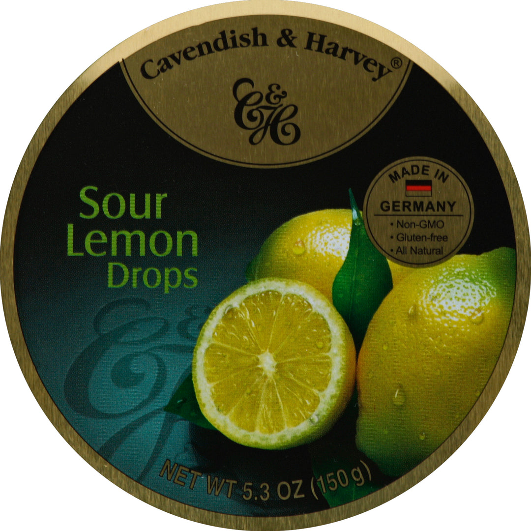 Cavendish & Harvey Confectionery Drops Sour Lemon 12/5.3 OZ [UNFI #1154665] [ebt]