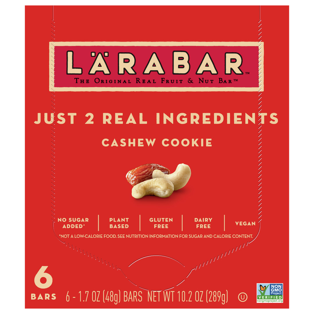 Larabar Fruit & Nut Bars Cashew Cookie 8/6/1.7 OZ [UNFI #2665370] [ebt]