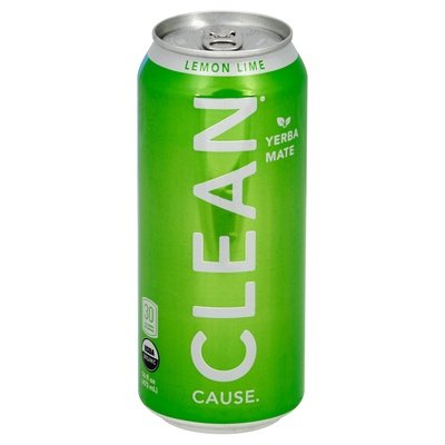 Clean Cause Yerba Mate Organic Lemon Lime 12/16 OZ [UNFI #2406882] [ebt] D