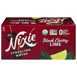 Nixie Sparkling Water Sparkling Water Black Cherry Lime 3/8/12 OZ [UNFI #2910727] [ebt]