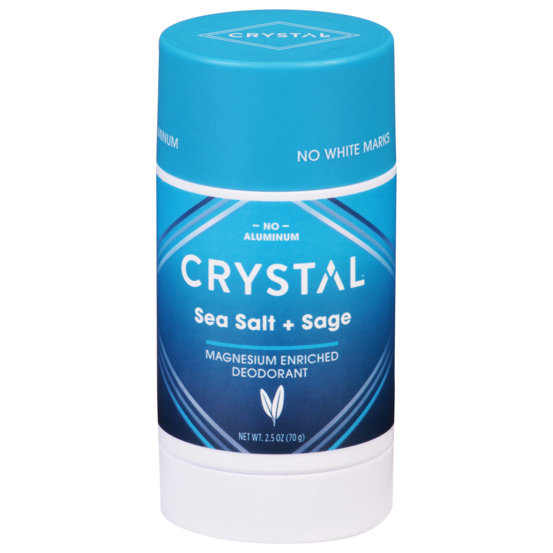 Crystal Deodorant Sea Salt + Sage 1/2.5 OZ [UNFI #2688836] T