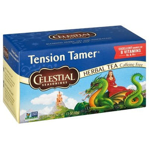 Celestial Seasonings Herbal Tea Caffeine Free Tension Tamer Tea Bags 6/20 Bag [UNFI #0631077] [ebt]