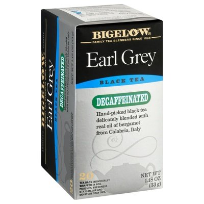 Bigelow Black Tea Earl Grey Decaffeinated Bags 6/20 Bag [UNFI #0789321] [ebt]