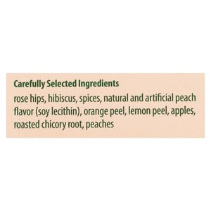 Bigelow Herbal Tea Caffeine Free Perfect Peach Tea Bags 6/20 Bag [UNFI #0887760] [ebt]
