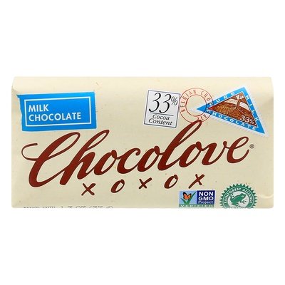 Chocolove Milk Chocolate 33% Cocoa Content 12/1.3 OZ [UNFI #0663807] [ebt]