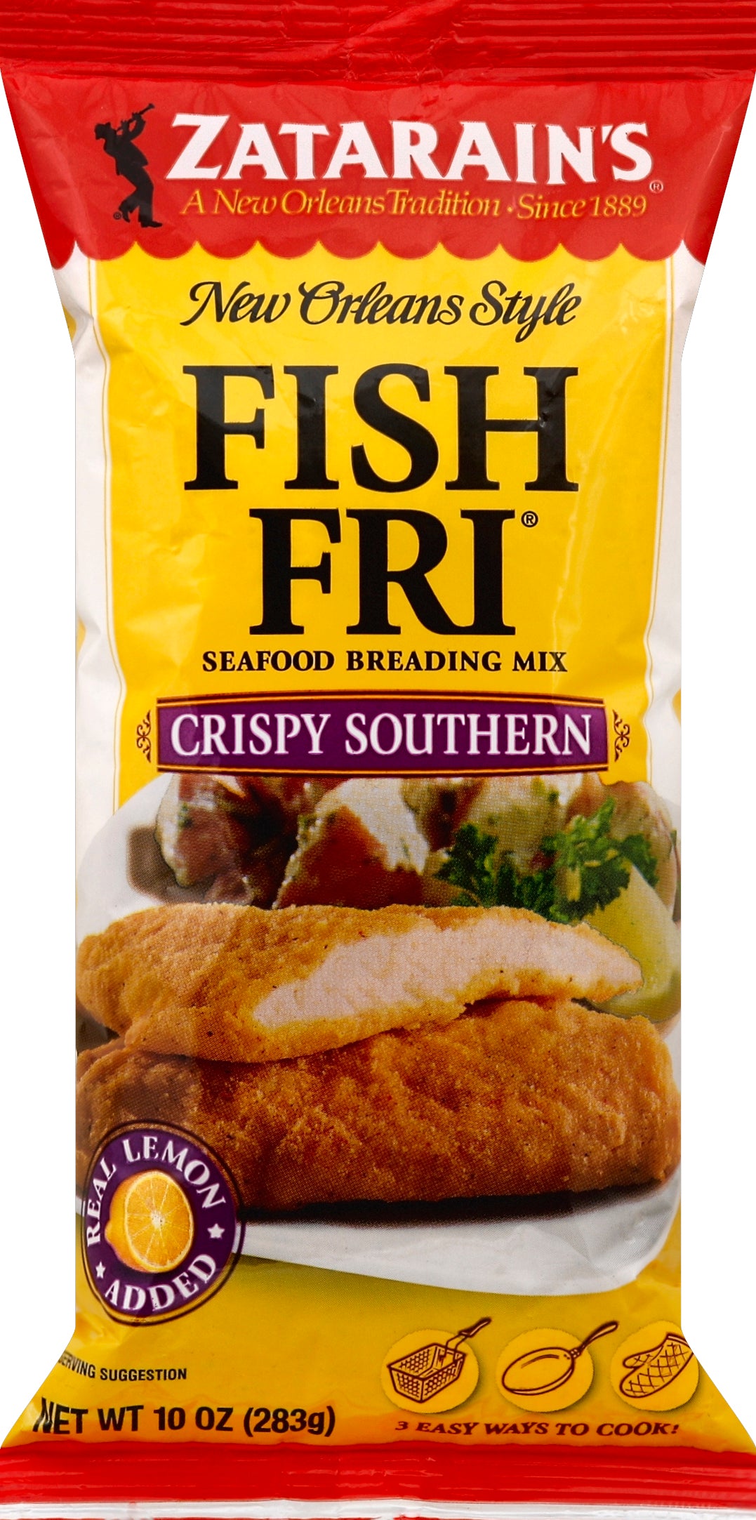 Zatarains Crispy Southern Fish Fri 12/10 OZ [UNFI #0403089] [ebt]