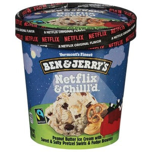 Ben & Jerrys Ice Cream Netflix & Chillld 8/PINT [UNFI #2551935] [ebt]