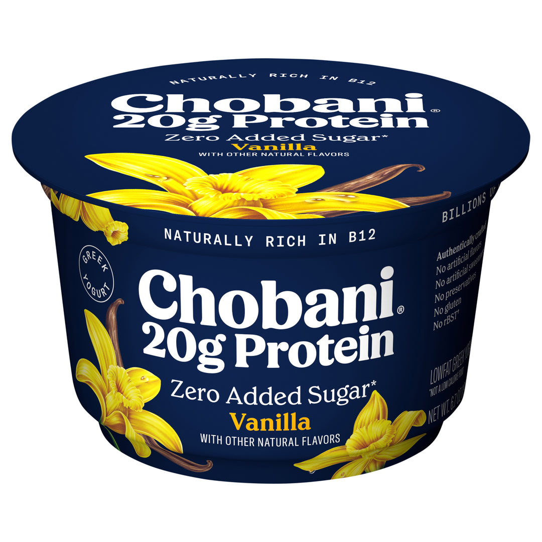 Chobani Yogurt Greek Lowfat Vanilla 12/6.7 OZ [UNFI #3113743] [ebt]