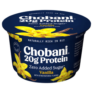 Chobani Yogurt Greek Lowfat Vanilla 12/6.7 OZ [UNFI #3113743] [ebt]