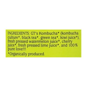 Gts Kombucha Raw Watermelon Wonder 12/16 OZ [UNFI #2226454] [ebt]