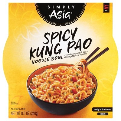 Simply Asia Noodle Bowl Spicy Kung Pao Hot 6/8.5 OZ [UNFI #0445759] [ebt]