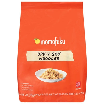 Momofuku Noodles Spicy Soy 10/16.75Z [UNFI #2836344] [ebt]