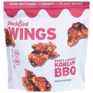 Blackbird Wings Korean Bbq Sweet & Savory 8/12 OZ [UNFI #2922292] [ebt]