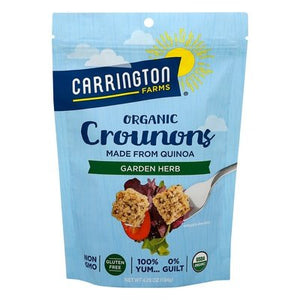 Carrington Farms Crounons Organic Garden Herb 6/4.75 OZ [UNFI #2387009] [ebt]