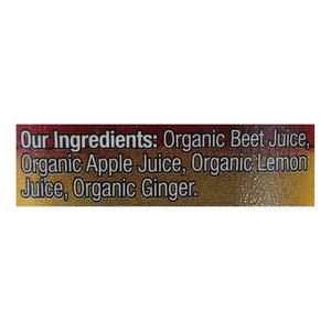 Beetology 100% Juice Organic Cold Pressed Beet + Lemon + Ginger 6/8.45 OZ [UNFI #2083103] [ebt]