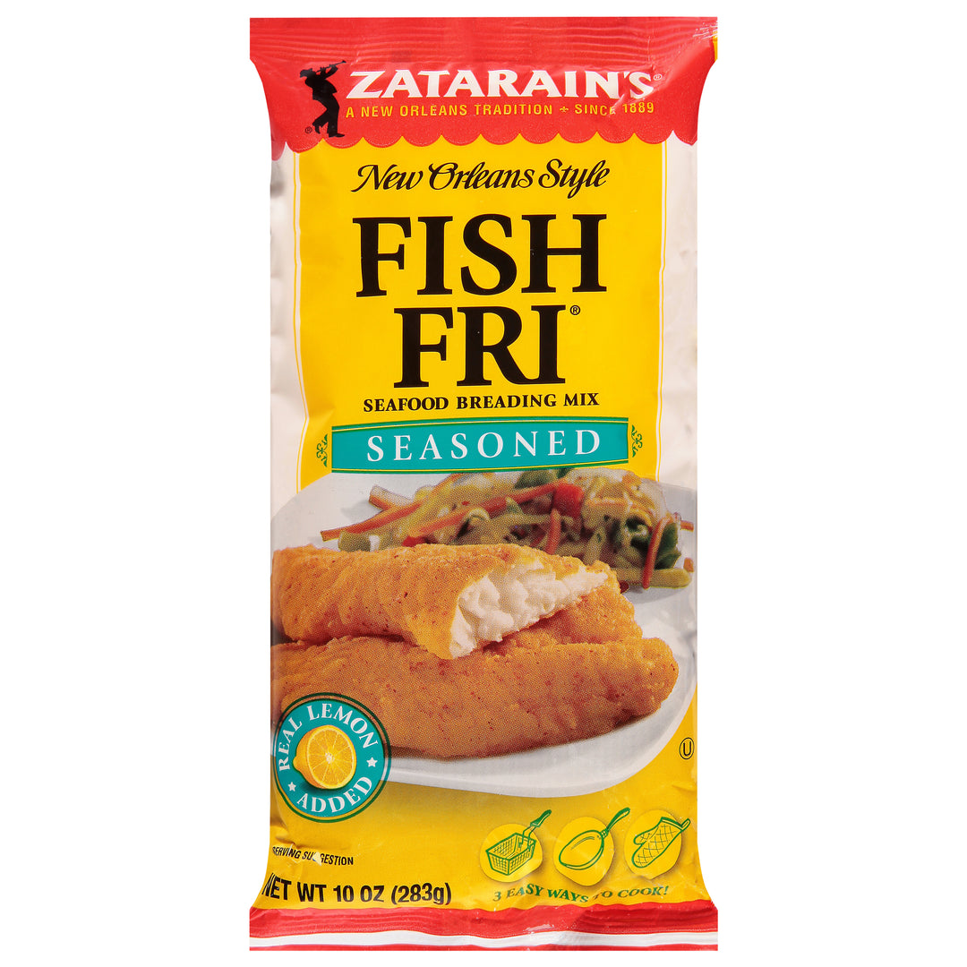Zatarains Seafood Breading Mix Seasoned 12/10 OZ [UNFI #0400390] [ebt]