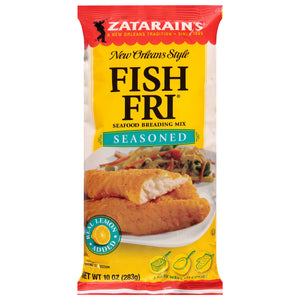 Zatarains Seafood Breading Mix Seasoned 12/10 OZ [UNFI #0400390] [ebt]