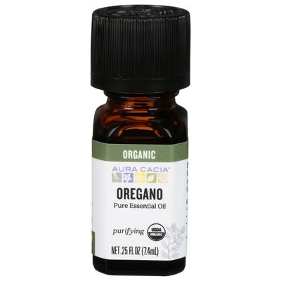 Aura Cacia Pure Essential Oil Organic Purifying Oregano 1/.25 OZ [UNFI #324996] T