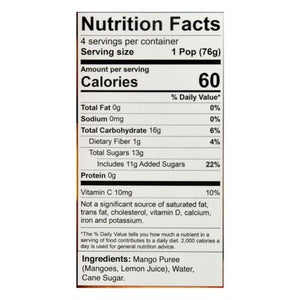 Chloes Pops Mango 6/4/2.5 OZ [UNFI #1581818] [ebt]