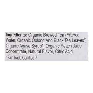 Just Ice Tea Tea Peach Oolong 12/16 OZ [UNFI #2894517] [ebt]