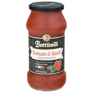 Botticelli Pasta Sauce Premium Tomato & Basil 6/24 OZ [UNFI #1552793] [ebt]