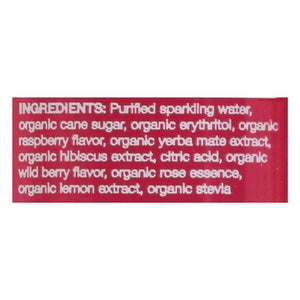 Clean Cause Yerba Mate Beverage Sparkling Raspberry 12/16 OZ [UNFI #2406874] [ebt] D