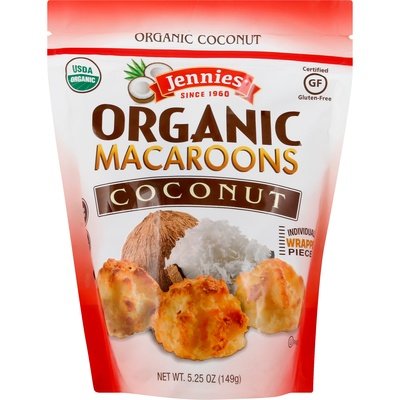 Jennies Macaroons Organic Coconut 6/5.25 OZ [UNFI #2329167] [ebt]