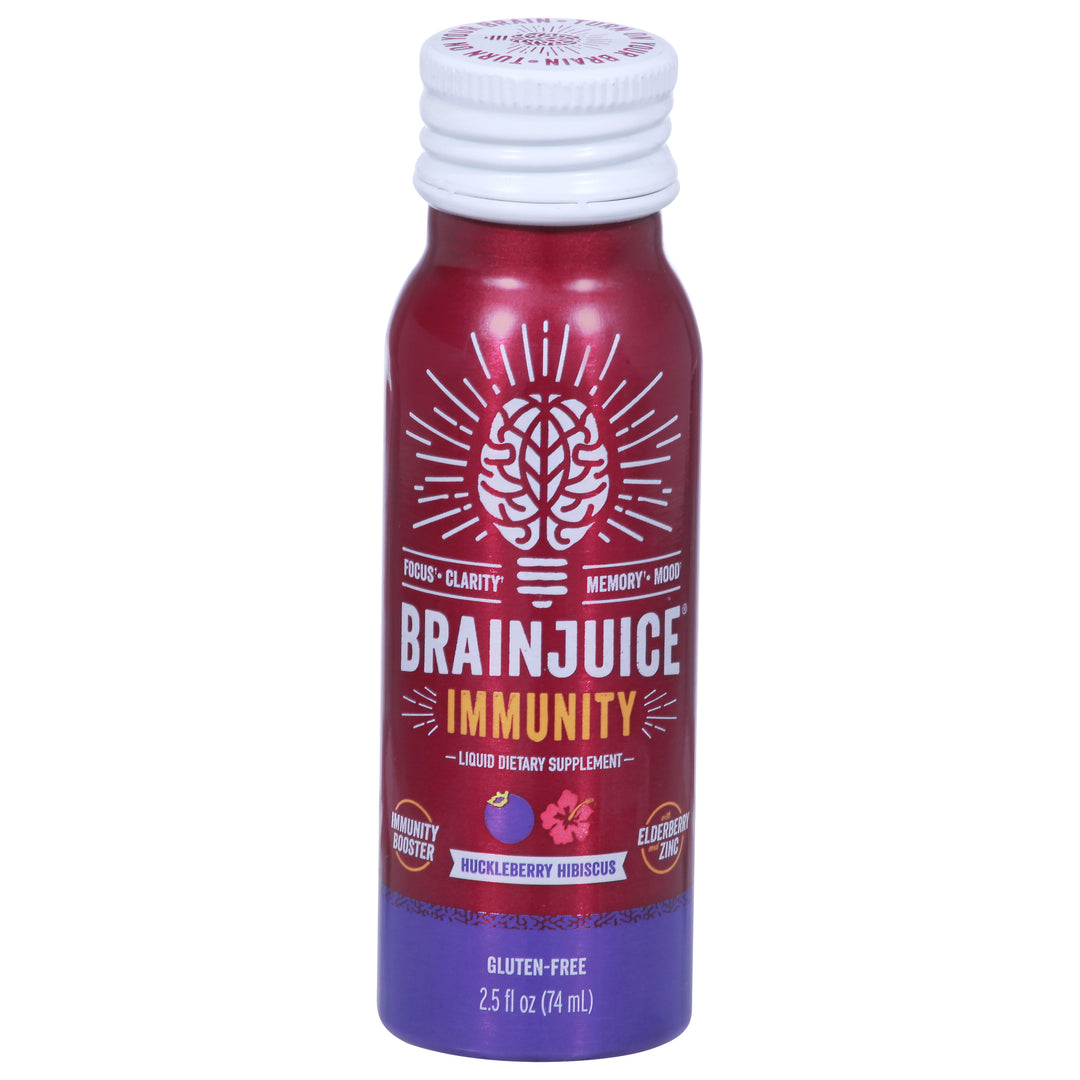 Brainjuice Immunity Huckleberry Hibiscus 12/2.5 FZ [UNFI #2914398] D