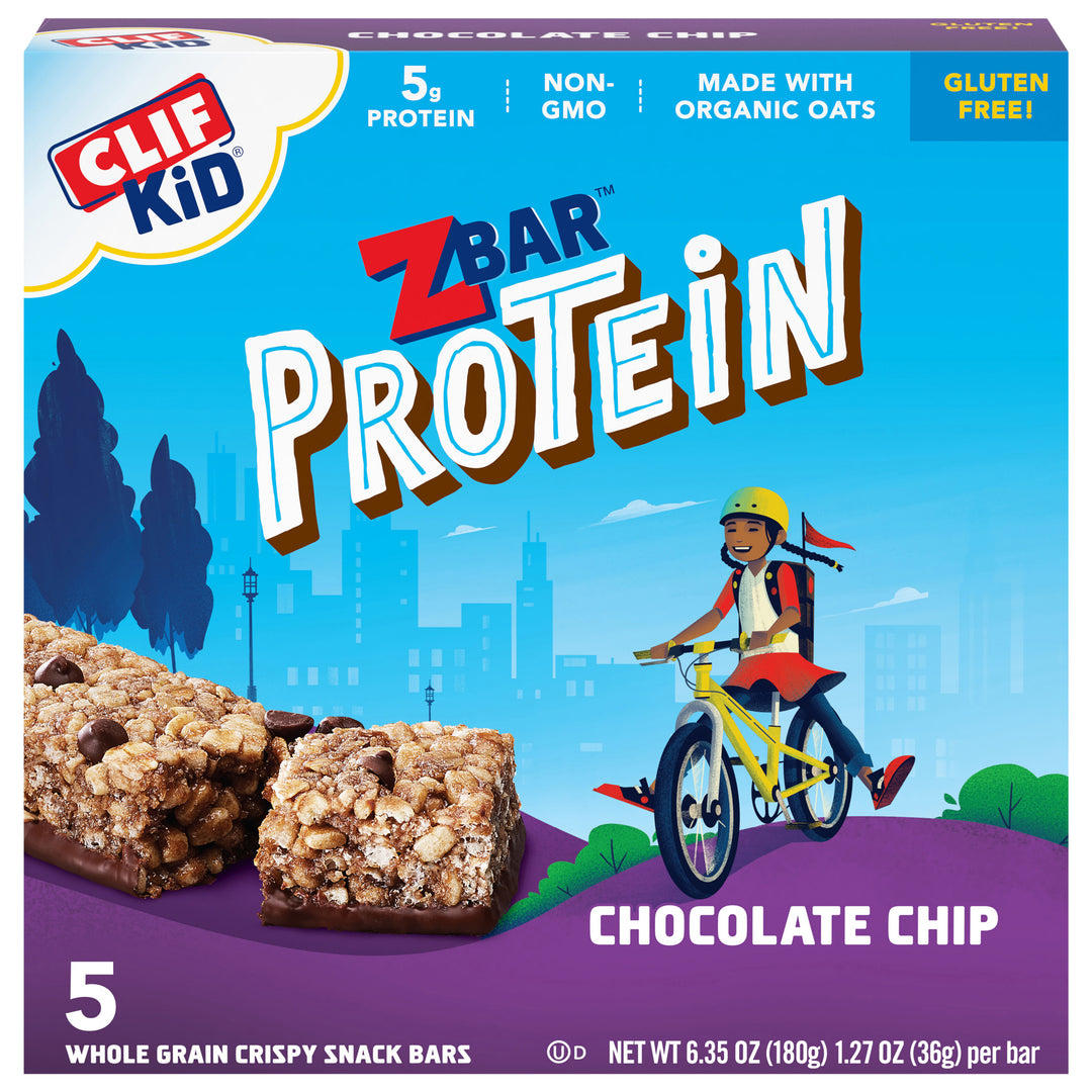 Clif Bar Crispy Snack Bars Whole Grain Chocolate Chip 6/5/1.27OZ [UNFI #1511674] [ebt]