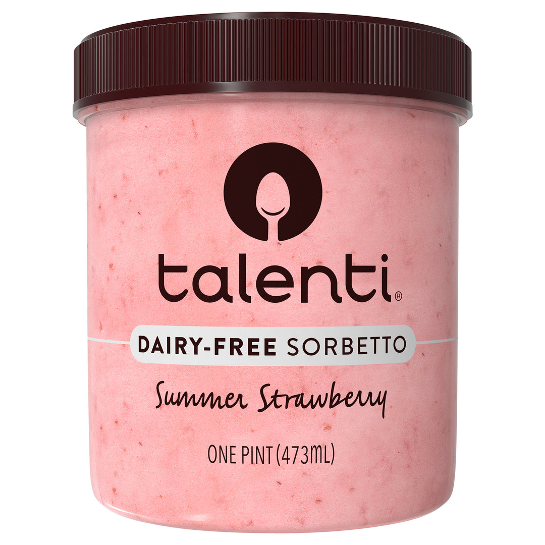 Talenti Gelato E Sorbetto Sorbetto Dairy-Free Summer Strawberry 8/16 FZ [UNFI #3054582] [ebt]
