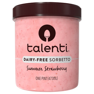 Talenti Gelato E Sorbetto Sorbetto Dairy-Free Summer Strawberry 8/16 FZ [UNFI #3054582] [ebt]