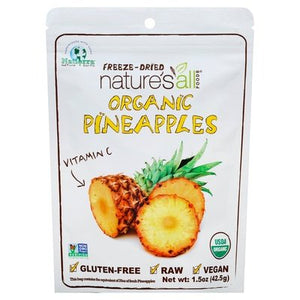 Natierra Pineapples Organic Freeze-Dried 12/1.5 OZ [UNFI #0925883] [ebt]