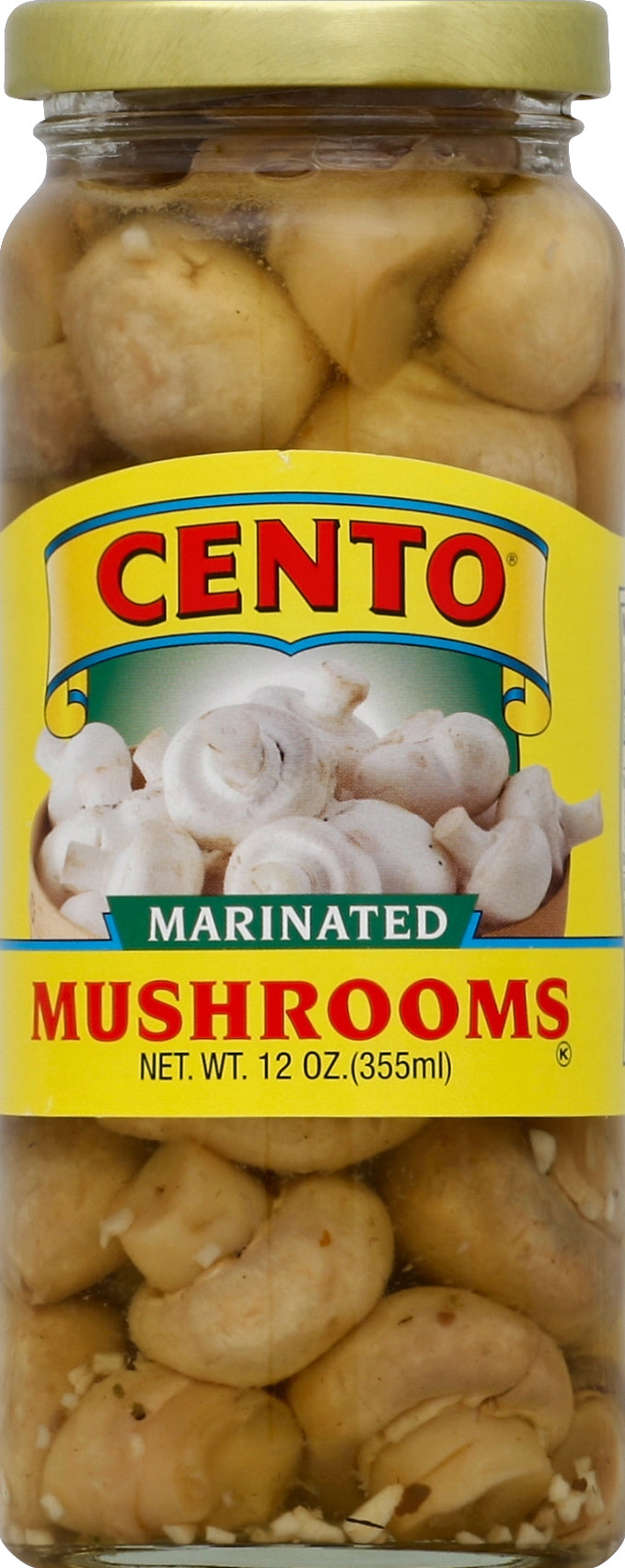 Cento Mushrooms Marinated 12/12 OZ [UNFI #0779462] [ebt]