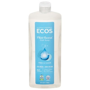 Ecos Dish Soap Free & Clear Plant Powered 6/25 OZ [UNFI #1016245]