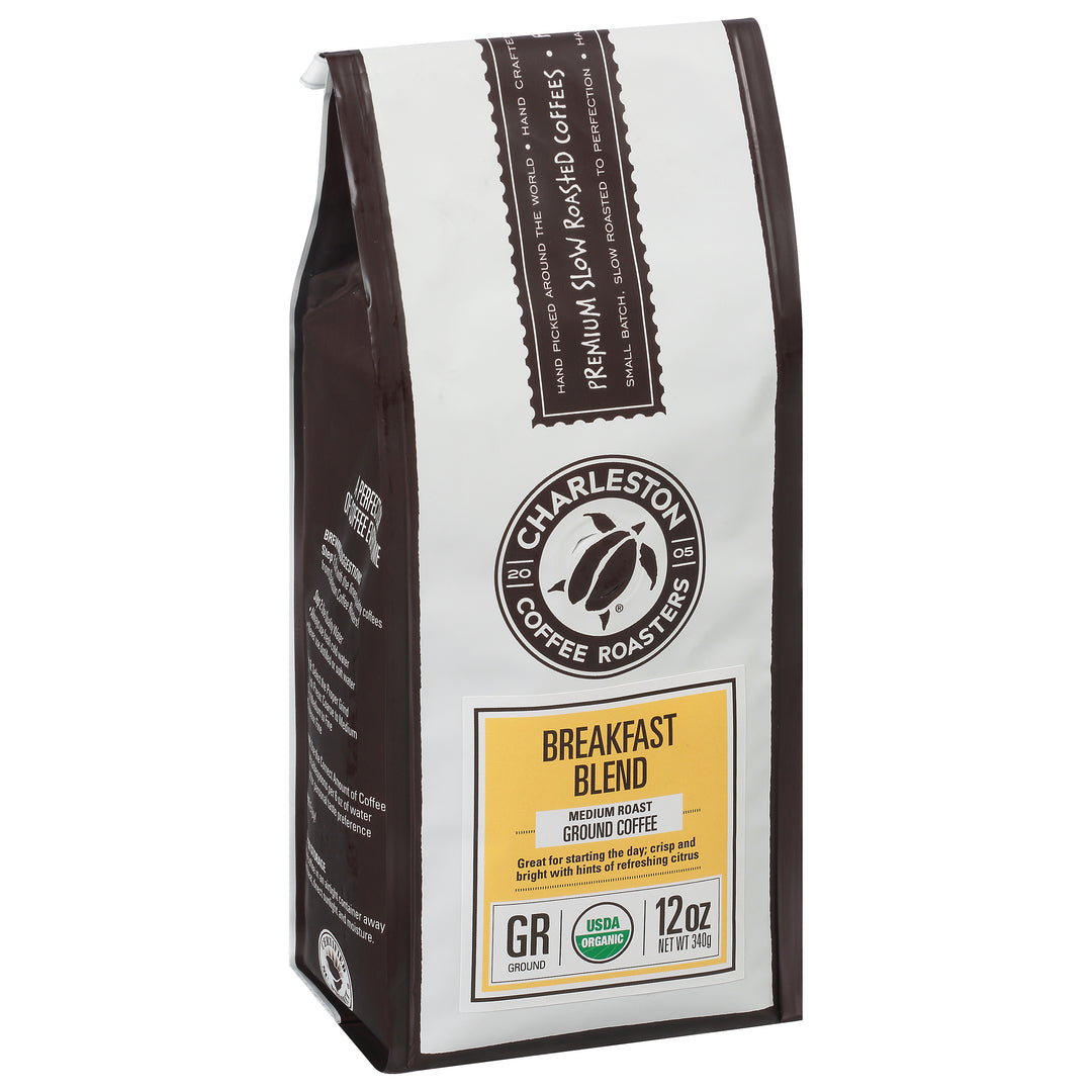 Charleston Coffee Roasters Inc. Coffee Ground Medium Roast Breakfast Blend 6/12 OZ [UNFI #2667673] [ebt]