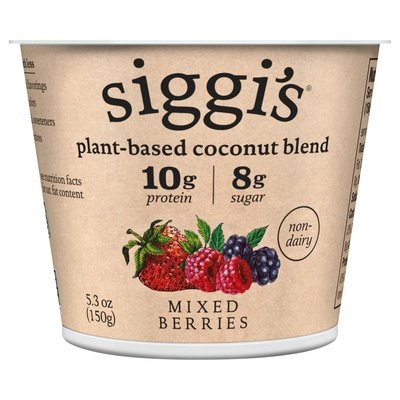 Siggis Coconut Blend Plant-Based Mixed Berries 12/5.3 OZ [UNFI #2941441] [ebt]