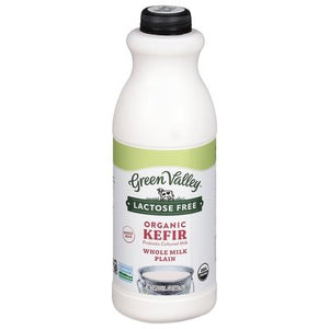 Green Valley Creamery Kefir Lactose Free Organic Whole Milk Plain 6/32 OZ [UNFI #1796895] [ebt]