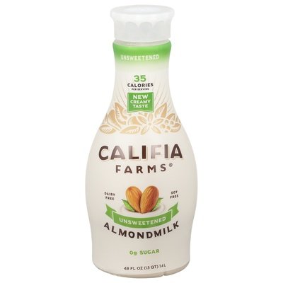 Califia Farms Almondmilk Unsweetened 6/48 OZ [UNFI #1233063] [ebt]