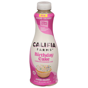 Califia Farms Almond Creamer Birthday Cake 6/25.4 FZ [UNFI #3140977] [ebt]