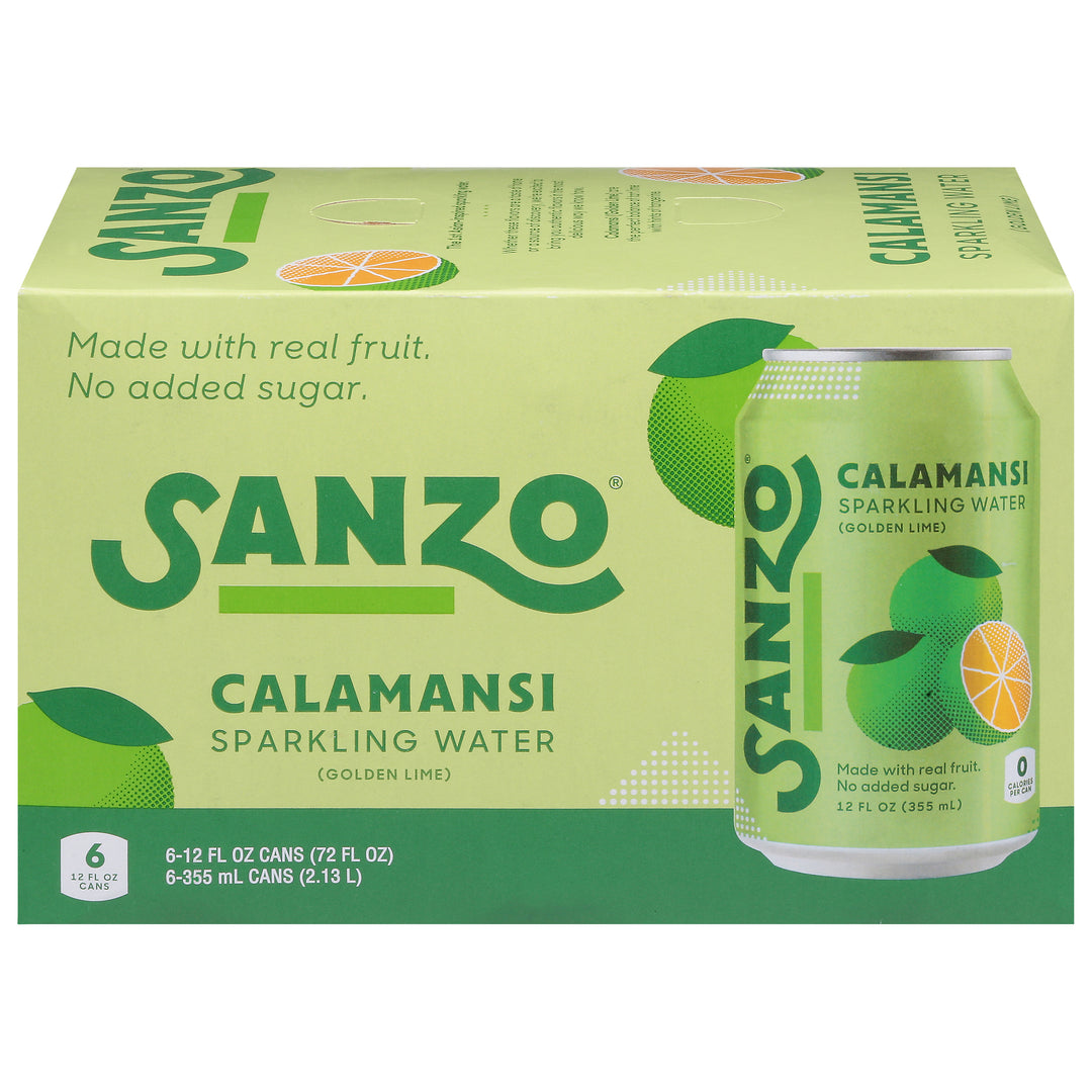 Sanzo Sparkling Water Calamansi 4/6/12 FZ [UNFI #2926848] [ebt] D